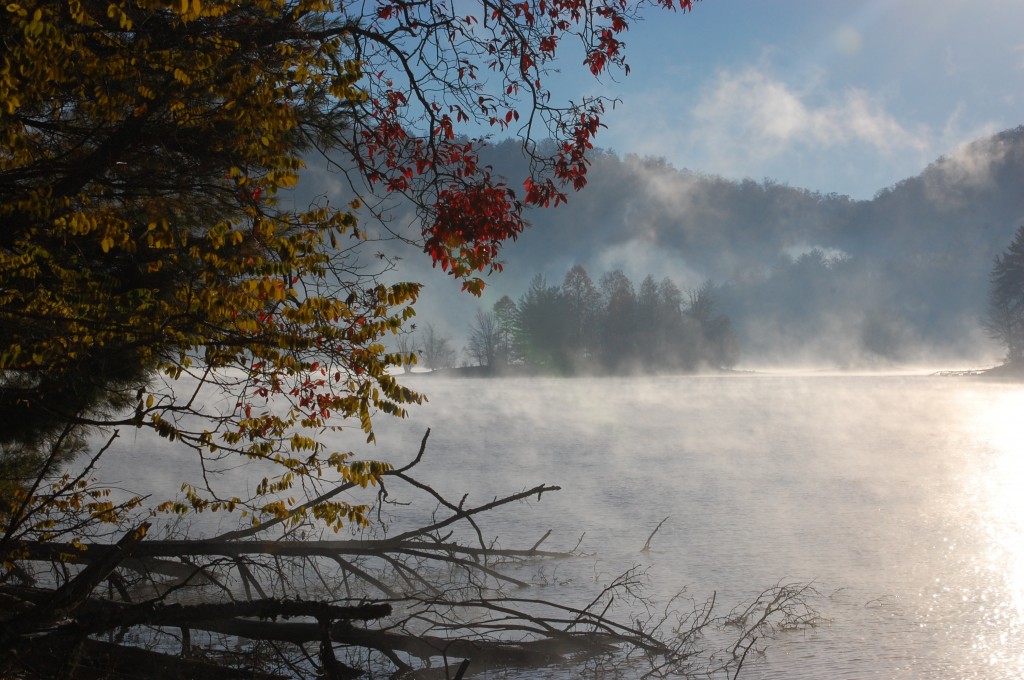 Mist Rising on Lake Glenville